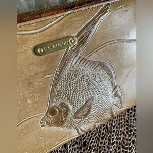 🫧🐠🐡 RARE Brahmin Natural Angel Fish Suri Wallet